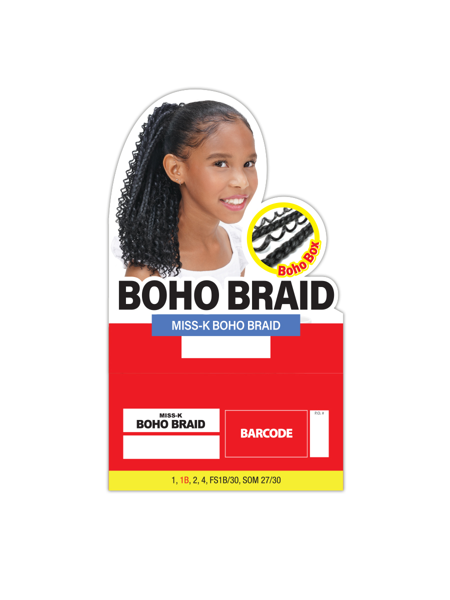Alternative view of MISS-K BOHO BRAID